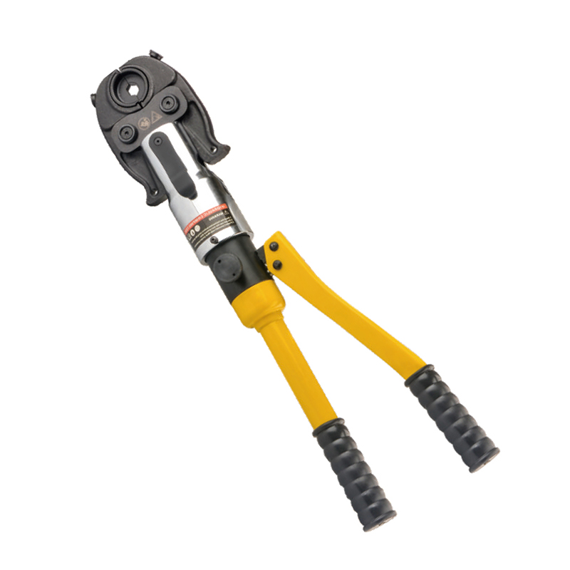 Heavy-Duty Hydraulic Piping Crimping Tool with Interchangeable Jaws, Manual Pipe Press for Plumbing and Heating Installations, High Leverage Grip Handle, CW-1930 Model