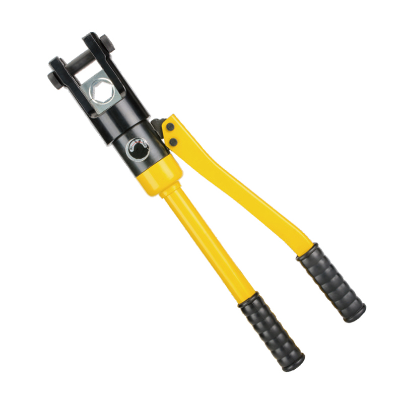 Heavy-Duty Hydraulic Wire Crimper Tool, Handheld Manual Crimping Tool, High Precision, with Comfort Grip Handles, for Cable, YQ-300 Model